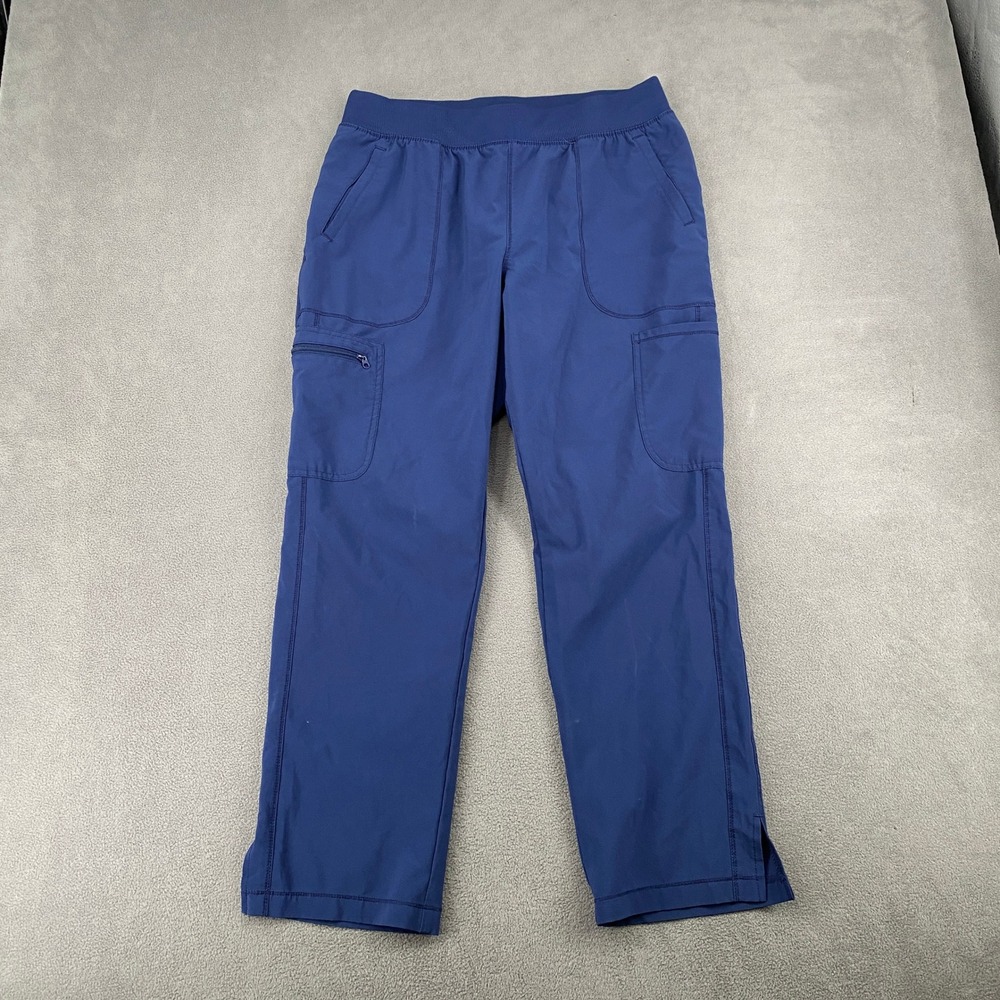 Cherokee Infinity Womens Blue Cargo Scrub Pants Petite Large CK065AP